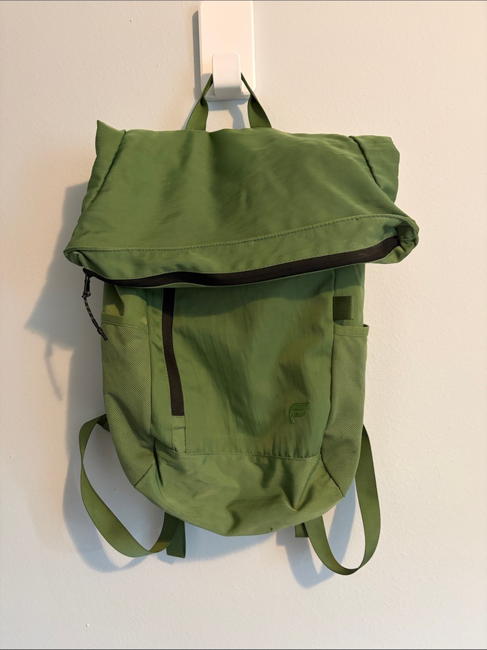 Fabletics Green Roll-Top Backpack